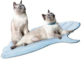 Btgghytr Katzenbett, weiche Kissen für kleine bis große Katzen, Kühlkissen, tragbar, faltbar