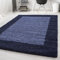 HomebyHome Shaggy Teppich 300x400 cm XXL für Wohnzimmer - Shaggy Teppich Hochflor Marineblau Extra Weich und Flauschig - Langflor Groß Teppiche für Schlafzimmer, Esszimmer, Küche, Flur - Carpet, Halı