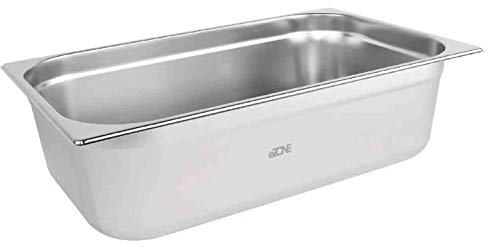 Gastronorm 1/1 Size Stainless Steel Bain Marie Food Container Pot Pan 150mm