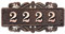 Hausnummer Benutzerdefiniertes Haustürschild Hausschild Bronze Türnummer Wandaufkleberes Hausnummernschild Nach Wunsch Wandschilder Retro Zimmernummer Türschilder für Haustür Gatren Hotel Tür