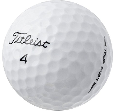 Titleist Tour Soft 2018 - AAAA - weiß - gebrauchte Golfbälle - 25 Lakeballs