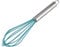 sourcing map Egg Whisk Stainless Steel Whisk Mixer Kitchen Utensil for Blending, Whisking, Beating and Stirring Blue