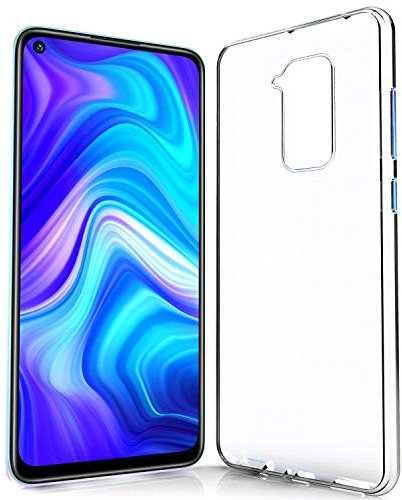 N NEWTOP Cover Compatibile per Xiaomi Redmi Note 9, Custodia Morbido TPU Clear Protettiva Gel Silicone Trasparente Slim Case Posteriore (per Note 9)