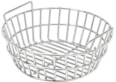 only fire #8567 Charcoal Ash Basket Stainless Steel Charcoal Holder with Handles, Fits for Kamado Joe-Joe Junior Grill