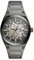 Fossil Everett Herren-Armbanduhr, mechanisch, automatisch, Edelstahl, Smoke, Everett Auto