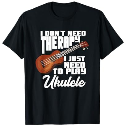 Ukulele T-Shirt für Ukulele und Gitarre Musiker T-Shirt