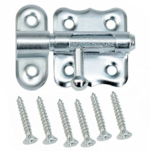Bolzenriegel Türriegel Schlossriegel Möbelriegel Schubriegel (2, 30 mm Silber Verzinkt)