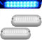 Greluma 2 Stk 27 LEDs Boots-Unterwasser-LED-Leuchten, Marine-Pontons Unterwasser-Boots-Heckleuchte, wasserdichte IP68-Edelstahl-Boot-Deckleuchten, LED-Heck-Fischlichter - Blau