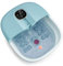 COSTWAY Masajeador Plegable para Pies con Calentamiento, Cubeta Pediluvio con Mando, Masaje con Burbujas, Masaje con Rodillo, Caja, Piedra Pómez y 3 Temperaturas Regulables (azul)