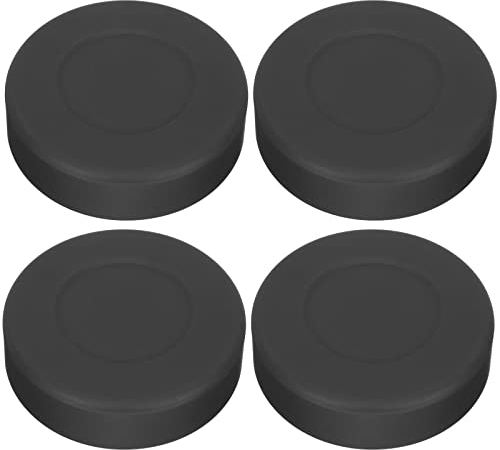 LIOOBO 4PCS Hockey Pucks Gummihockey Pucks Eishockey- Übungsvorräte