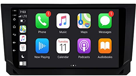 ACAVICA Android 9 Zoll Autoradio für SEAT Ibiza MK5 2017-2021 Bluetooth Autoradio GPS Navigation mit Touchscreen Unterstützung Wireless Carplay WiFi 2+32GB