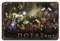 DOTA 2 Game 1 Retro-Poster Metall-Blechschild Chic Art Retro Eisen Malerei Bar Menschen Höhle Cafe Familie Garage Poster Wanddekoration 20 x 30 cm