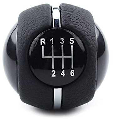ARIMIS Pomo de palanca de cambios manual de 6 velocidades para Mini Cooper F55 F56 F54 F60 (negro)