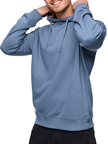 Indicode Herren Simpson Sweatshirt mit Kapuze | Hoodie Kapuzenpullover für Männer China Blue, M