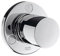 hansgrohe AXOR Uno² Trio/Quattro Ab- und Umstellventil Unterputz, 38933820, Farbe: Brushed Nickel