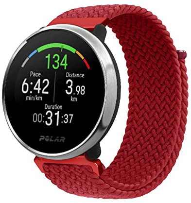 Nylon Armband Kompatibel mit Polar Ignite 3/ Ignite 2/ Ignite/ Polar Unite/ Polar Pacer Stoff Sport Armbänder für Damen Herren Ersatz für Polar Ignite 3/ Ignite 2/ Ignite/ Polar Unite/ Polar Pacer (7)