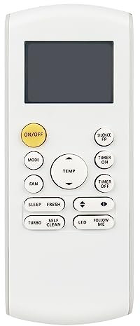 Telecomando Condizionatore Compatibile con Orbegozo Emeison MundoClima FanWorld WIDE Eluxe Samsung AGN OK. MDV FERROLI RG57A4/BGEF RG57 RG57B/BGE RG57/BGE RG57A/BGE RG57A1/BGE RG57A2/BGEF