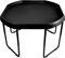 Black Mixing Tuff Play Spot Tray And Height Adjustable Stand - For Fun & Messy Sand, Water & Glitter Play. ([ Tray & Stand ], [ Large - 100cm ])