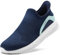STQ Zapatos Mujer Casual Sin Cordones Malla Transpirable Non Slip Ligero Zapatillas Deportes para Madres Azul Oscuro 36 EU