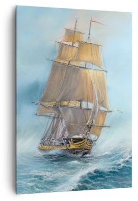 ARTTOR Leinwandbild 70x100 cm Wandbild Maritim Landschaften - 5541