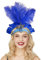 Faschingskostüme Damen, Damen Samba Kopfschmuck Federschmuck Karneval Fasching Mottoparty Federkopfschmuck Brasilien Feder Haarschmuck Frauen Festival Burlesque Kopf Schmuck Stirnband