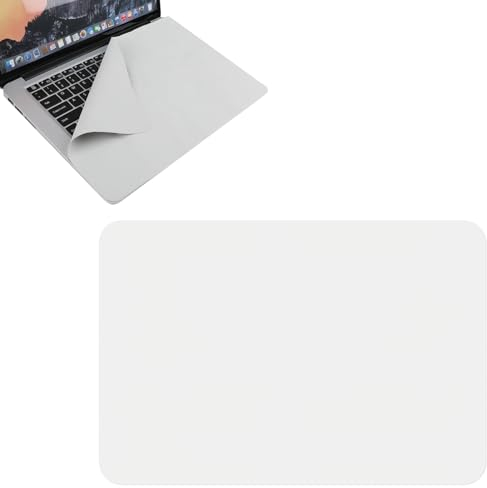 Hugfads Bildschirmschutz Mikrofaserfolie für MacBook Pro 13 (33cm), MacBook Pro 14 (35.5cm) und MacBook Air 13 (33cm), inklusive Reinigungstuch, Schutz vor Tastaturabdrücken