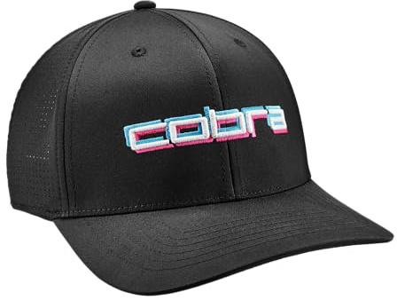 Cobra Herren 3D-Tour-Kappe Verschluss, Puma Black-Bright Aqua, Einheitsgröße