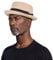 hatsXcaps Unisex Straw Pork Pie Hat | Classic Fedora Trilby Hats for Men & Women | Lightweight Summer Hat with Breathable Design & Sweatband | Stylish Beach, Travel & Casual Wear Sun Protection Hat