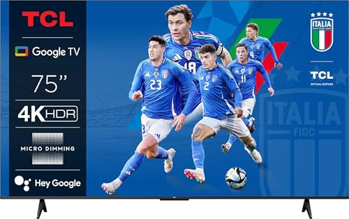 TCL 75P61B - Smart TV 75 Pollici (190,5 cm) LED 4K DVB-T2 H.264, H.265 Classe E