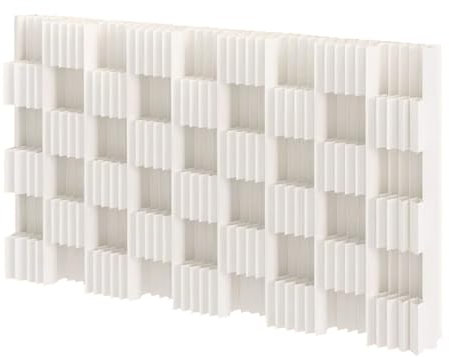 CHAASDEOM Ausdehnbarer Papierwand. Ausziehbarer Raumteiler aus Papier mit Regalen, Sichtschutz for Wandtrennwände aus Papier(400x240cm/13.12x7.87ft)