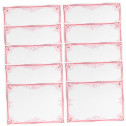 OFFSCH 10 Blätter Innenseite Der Ehrenurkunde Pergament Urkundenpapier Schulpreis Papier Diplom Urkundenpapier Leeres Zertifikatspapier Zertifikatsdruckpapier Verleihungsurkunde Rot