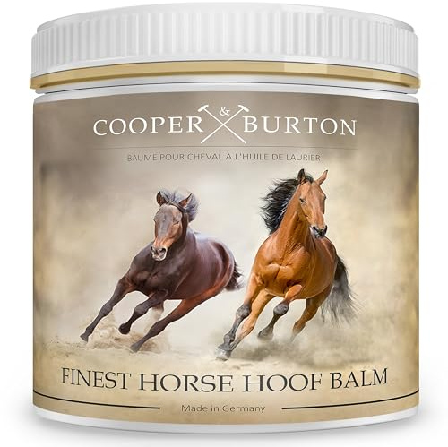 COOPER & BURTON Hufbalsam Huffett für Pferde | Hufpflege mit natürlichen Ölen für gesunde Hufe 500ml | Fördert Hufwachstum & schützt vor Rissen | Intensive Feuchtigkeit für Pferdehufe