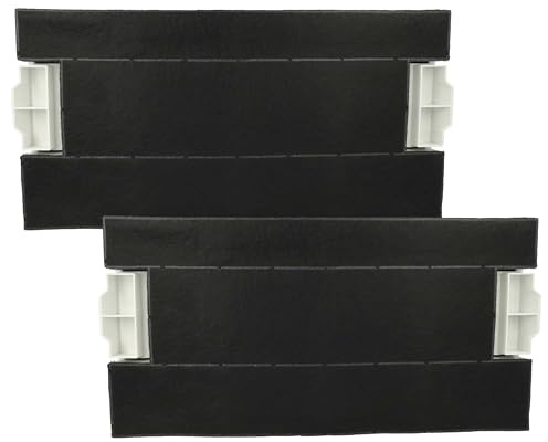 vhbw 2x Aktivkohlefilter kompatibel mit Bosch DHZ4505(00) | DHZ4506(00), DWZKB1F(00), DHI965V Dunstabzugshaube - 39,8 x 19,6/17,4 x 2,9 cm