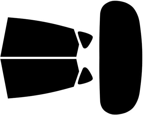 TINTCOM Pre-Cut Window Tint Film for Ford Fiesta 5-door Hatchback 2008-2017 - (05% Limo Black) - Rear Sides & Rear Window - Custom Fit, UV Protection, Heat & Glare Reduction, High Performance