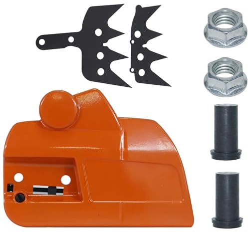 LALAL Tapa de embrague con freno for motosierra Husqvarna 455, 455E, 460, Rancher 461. Repuesto de tapa de embrague for motosierra 455, 5372863-01.