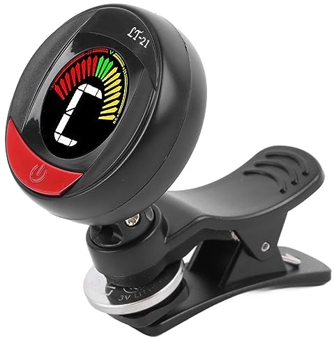 Gitarren Tuner, Digitaler Schwarzton Tuner, Bunter Bildschirm, Einfache Bedienung für Instrumentenliebhaber