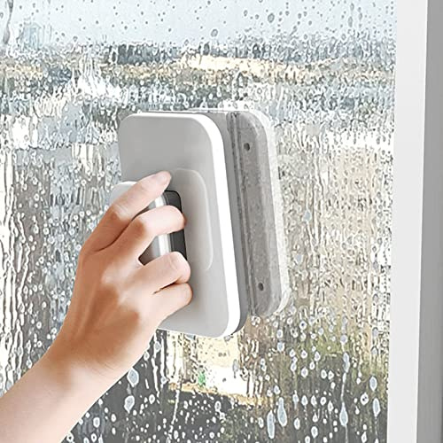 Blaihild 【title】Magnetic Window Cleaner Large Handle Double Sided High Safety Tool