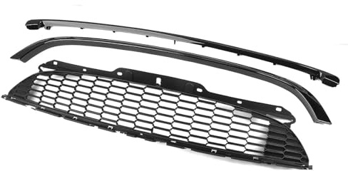 Grill Anteriore Griglia Per Mini Per Cooper S R55 R56 R57 R58 R59 2007-2015 Per JCW Stile Griglia Superiore Maglia Paraurti Anteriore Cofano Telaio Modanatura