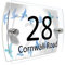 CS Printing House Number Sign Plaque Garden Glass Effect Acrylic Sign Door Plate Marble Wall Display 2 Part Branded Acrylic (Water colour birds)
