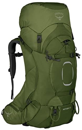 Osprey Aether Herren Rucksack, 58L, Garlic Mustard Green, L/XL