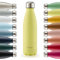 Blumtal Thermosflasche 1L Edelstahl - auslaufsichere Isolierflasche - BPA-freie Trinkflasche Metall kalt & warm - doppelwandige Insulated Bottle - Trinkflasche 1000 ml New Yellow - Gelb