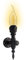 VOMI Wandlampe Vintage Industrial Deko, Industrial Style Lampe mit Schalter, Wasserrohr Wandleuchte Innen Rustikal E27, Metall Rohr Retro-Stil Beleuchtung für Café Bar Küche Schlafzimmer