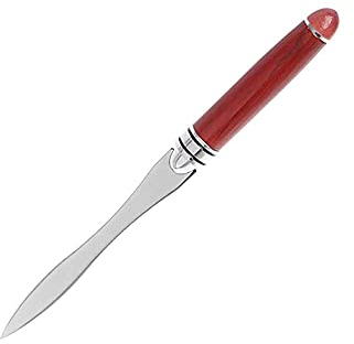 KAIAIWLUO Brieföffner,Umschlagöffner aus Edelstahl Holzgriff Schwert Brieföffner mit Holzgriff Metall Briefmesser für Damen Frauen Männer