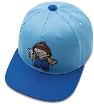 koaa Mainzelmännchen – Anton mit EIS – Snapback Kappe Kids Unisex (DE/NL/SE/PL, Alter, 1 Jahr, 3 Jahre, Blau)