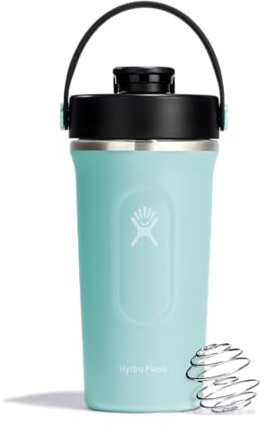 Hydro Flask - Insulated Shaker Bottle - 709 ml (24 oz) isolierte Shaker-Flasche für Proteinshakes, Nahrungsergänzungen und mehr - Dew
