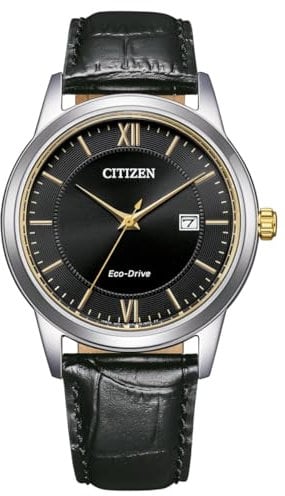 CITIZEN Men's Analog Quarz Uhr mit Leder Armband AW1784-16E