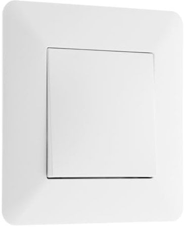 Interrupteur poussoir 10A Blanc - Artezo