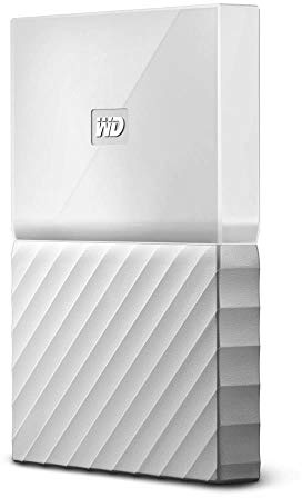 WD My Passport 2 TB Portable Hard Drive and Auto Backup Software for PC, Xbox One and PlayStation 4 - White