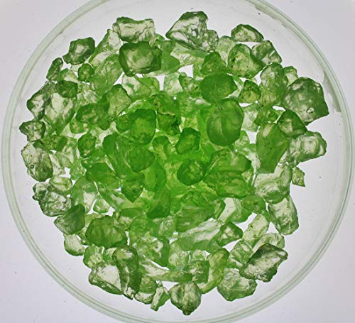 Grün 0,9 kg deko Glassteine 4-10 mm