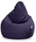 Loft 25 - Poltrona sacco da gaming, per soggiorno all’interno e all’esterno, resistente all’acqua, design ergonomico per offrire supporto al corpo, durevole e confortevole (poltrona sacco, viola)